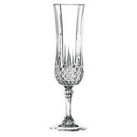 6 Flutes À Champagne Cristal D'arcques