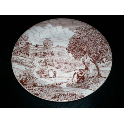Asiette De Decoration Herbst