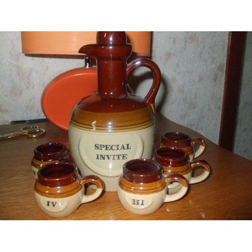 Service À Liqueur En Grès
