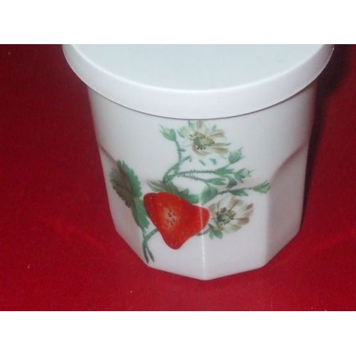 Pot À Confiture Gm Avec Son Couvercle En Porcelaine