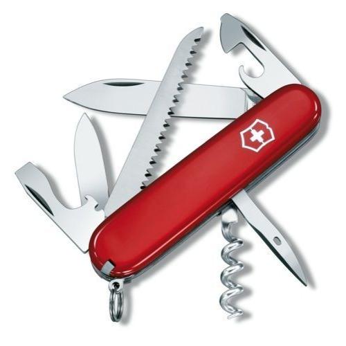 Couteau Suisse De Poche - Victorinox Camper - 1.3613 - Rouge - 13 Outils