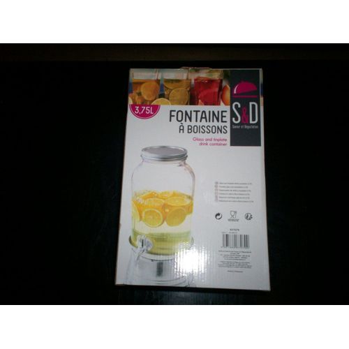 Fontaine A Boissons 3,75 L S&d Saveur Et Degustation