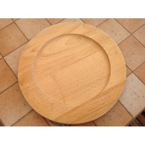 Sous Assiettes En Bois Naturel