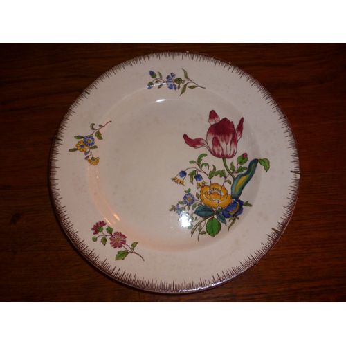 Assiette Décorative Ancienne :Strasbourg Écrit Au Dos.
