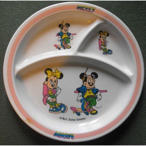 Assiette Mickey / Minnie