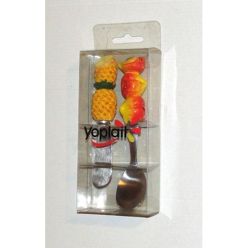Couvert Yoplait En Boite Mini Petite Cuilliere Et Couteau De Decoration Vintage