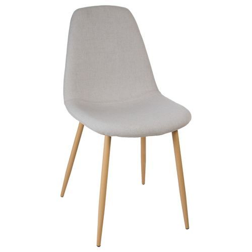 Chaise Design Scandinave Roka - Gris Clair