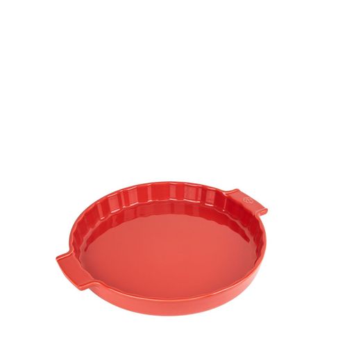 Moule À Tarte Céramique Rouge Diamètre 30 Cm - 12' Appolia