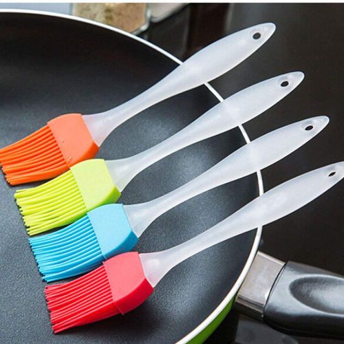 Pinceau Culinaire Silicone Pâtisserie Gâteau Dessert Accessoire Cuisine. Couleurs Variés