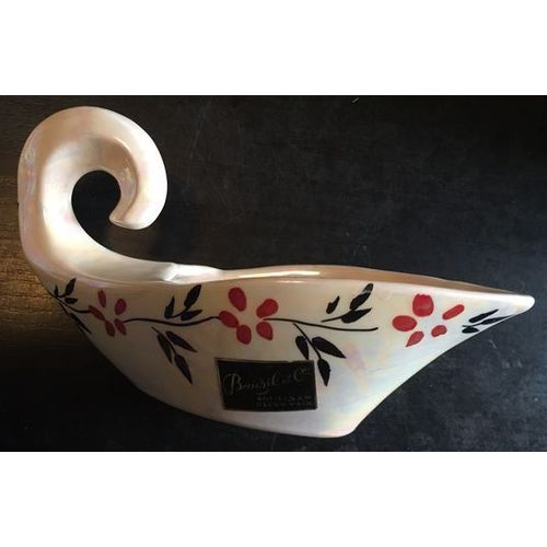 Saucière En Faïence Bauzil Et Cie - Antibes - Décor Main