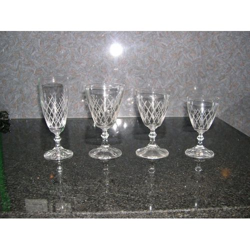 Ensemble Verres Cristal