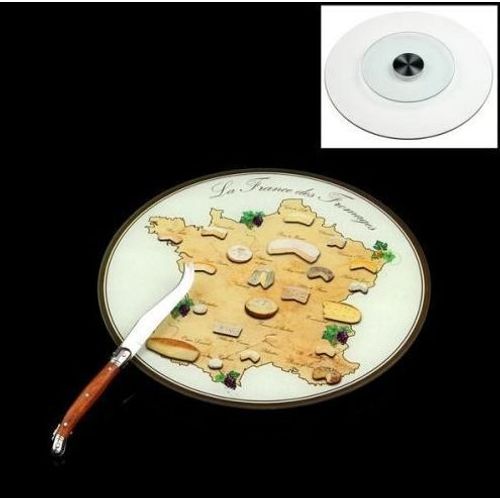 Plateau A Fromages En Verre Neuf