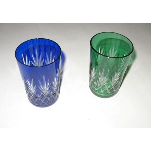Deux Verres En Cristal Taillé