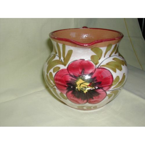 Pichet Fleurs Rouge