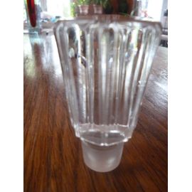 Bouchon De Carafe En Verrehauteur :7 Cm,Diametre Haut :4 Cm.