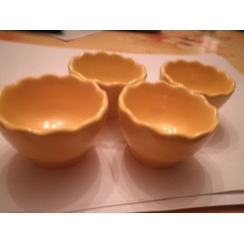Lot De 4 Coquetiers Jaune