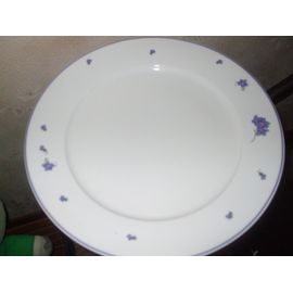 Plat De Service En Véritable Porcelaine