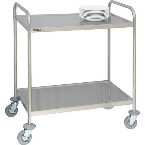 Casselin - Chariot De Service Inox 2 Plateaux - Cci2