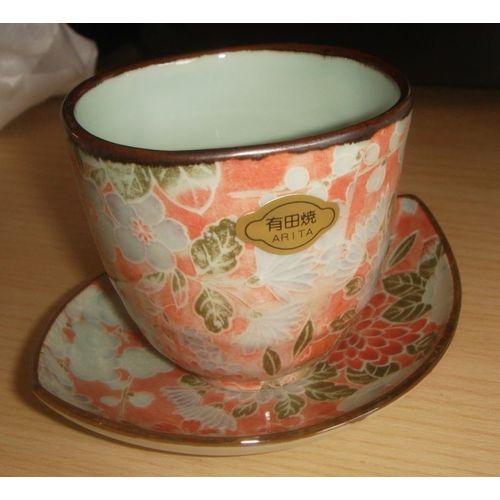 Tasse De Thé Arita Ware (Yuzen Aka)