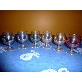 6 Verres A Liqueur Colores