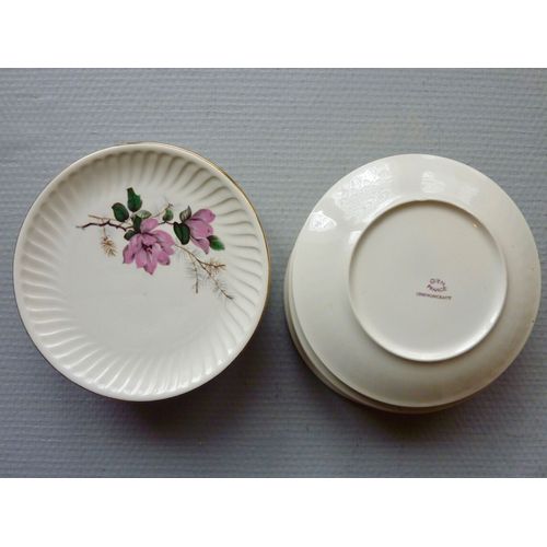 11 Assiettes À Dessert En Faïence De Gien, Décor "Chenonceaux"