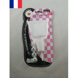 Lot Revendeur 10x Poche Patisserie + 50 Douilles Gateaux Crème Macaron