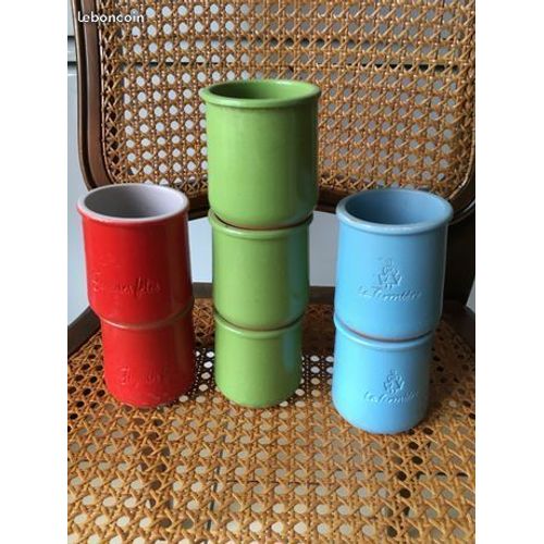 Pots En Terre Cuite Vert Bleu Rouge Marron
