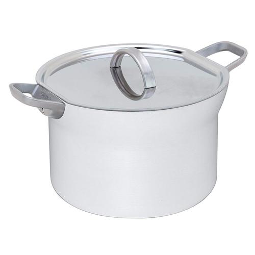 Greenpan 1670324 Faitout Avec Couvercle Alu Induction -Dubaï White 24 Cm