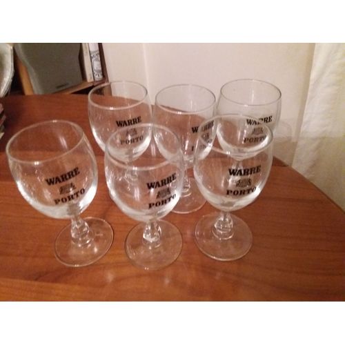 6 Verres À Porto Warre