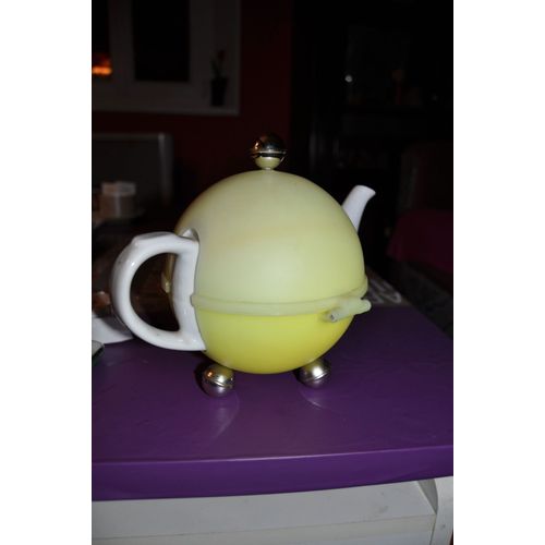 Theiere Jaune Année 50 Tbe