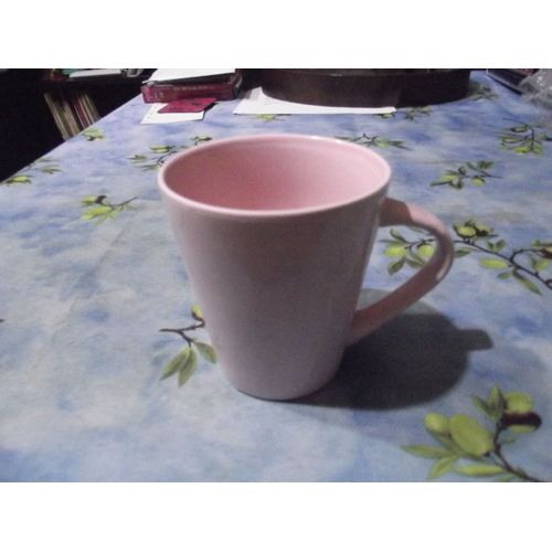 Mug Couleur Rose Uni Pour Thé