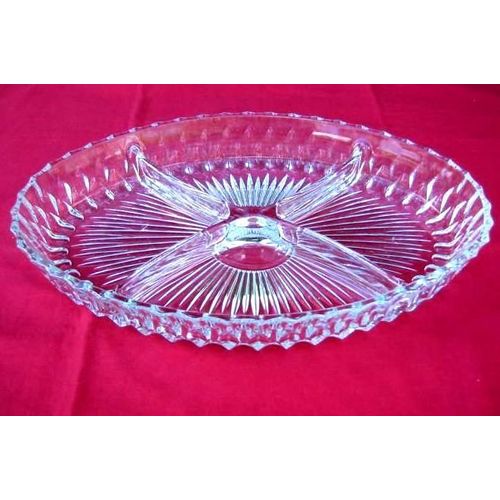 Ravier Plat De Service A 4 Compartiments Pour Hors D Oeuvre Salade Aperitif