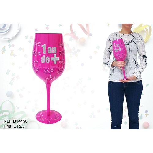 Flute Geante Rose 1 An De Plus 50 Cm