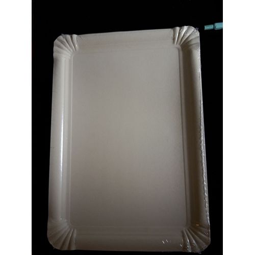Assiettes Plateaux X 5 Ivoire Neuf Sous Emballage 24 X 33cm
