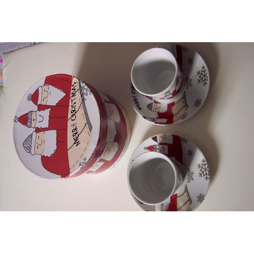 Lot De 2 Tasses Merry Christmas
