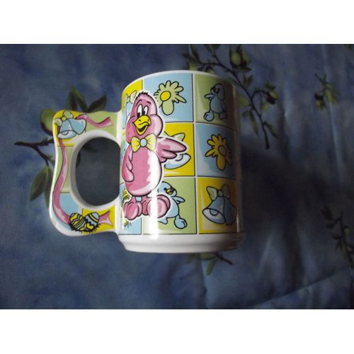 Mug Décor "Fizzy Candy"Poussin Rose