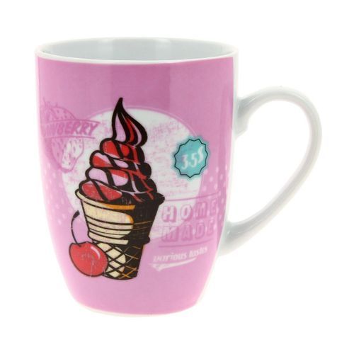 Mug Tasse A Café Vintage Usa Collection Pub Ice Cream Rose