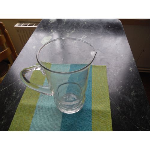 Pichet En Verre - Col. Blanc - 1l 1/2