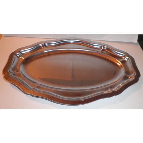 Plat Ovale Plat En Inox