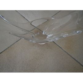 Compotier En Verre Ancien Design En Excellent État