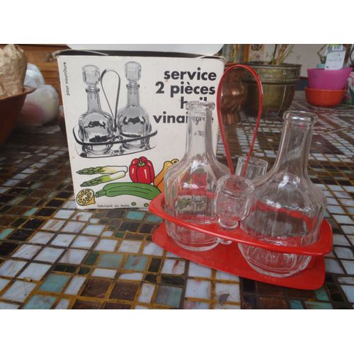 Service 2 Pieces Huile Vinaigre Casalinghi