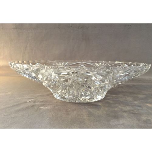 Grand Plat Plateau Pied Coupe A Fruits En Verre Cristal Art De La Table Déco