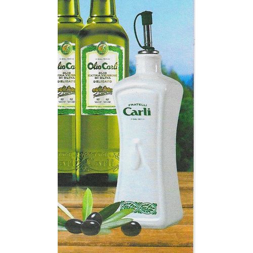 Carafe A Huile En Céramique Italienne