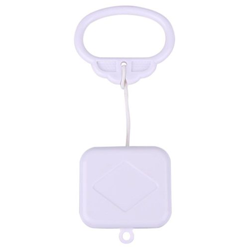 Boîte À Musique Blanche À Cordon Coulissant Pour Bébé, Jouet Cadeau, Accessoire, Berceuse, Enfant, Cloche De Lit, Nouveauté