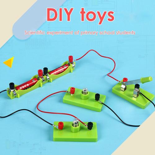 Kit D'Expérimentation Scientifique Pour Enfants, Jeu Éducatif D'Assemblage De Circuits Connectés Parallèles