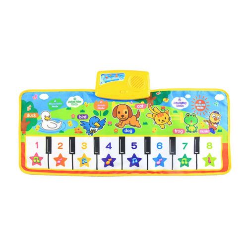 Tapis De Piano Musical Avec Animal Pour Bébé, Instrument De Jeu Musical, Apprentissage Éducatif, Jouet D'Étude, Cadeaux