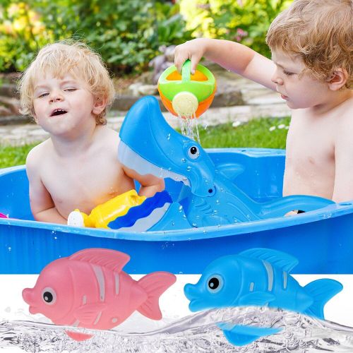 Jouet Aquatique Pour Bébé, 4 Pièces, Pour Attraper Des Petits Poissons, Puzzle Interactif Pour La Plage