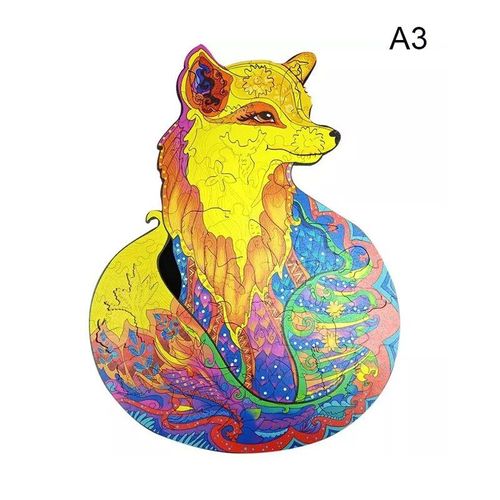 Puzzle En Bois En Forme D'Animaux Pour Adultes, À Faire Soi-Même, Chaque Pièce Est En Forme D'Animal, Cadeau De Noël Pour Enfants