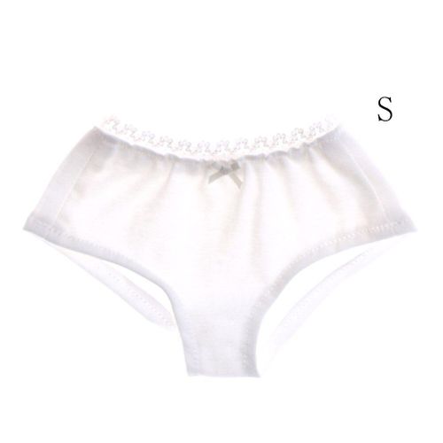 Sous-Vêtements Blancs Pour Poupées, 1 Pièce, Pour Bjd Sd, Vêtements De Poupées Solides, Taille S/M/L, 1/3, 1/4, 1/6