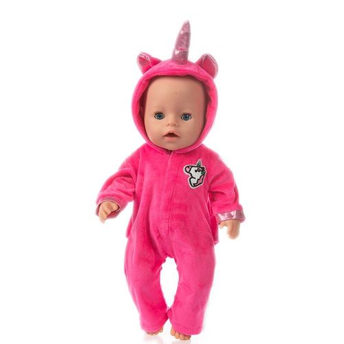 Vêtements Pour Bébé Poupée 43 Cm, Fille Ou Garçon, 18 Styles Comme Déguisement Licorne Ou Poney, Idée Cadeau D'Anniversaire Enfant